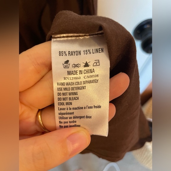 Rhythm Classic Tiered Mini Dress in Chocolate - Picture 6 of 6